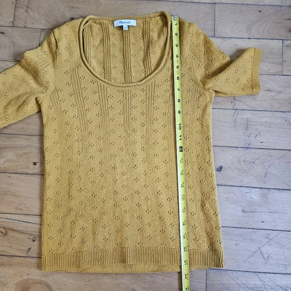 As Seen On TV! Madewell Pointelle Sweater - Picture 12 of 14